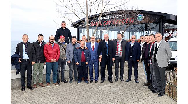 AK Parti Ardeşen Belediye Başkan Adayı Avni Kâhya Ardeşen'de Görev Yapan Basın Mensupları İle Bir Araya Geldi