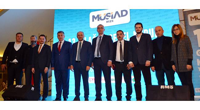 MÜSİAD Rize'de Recep Taylan Güven Tazeledi