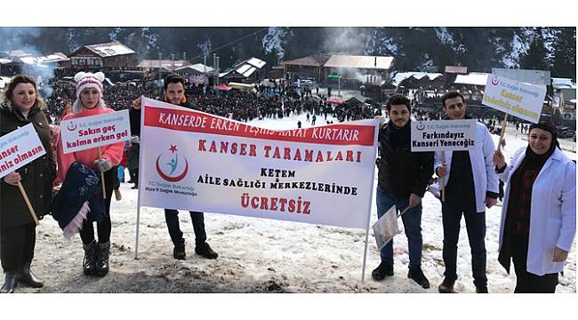 Rize'de "Serviks Kanseri Farkındalık Ayı" Etkinlikleri Düzenlendi