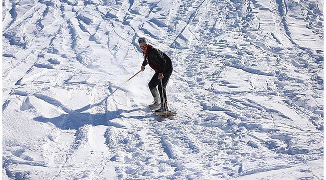 Rize'de "Lazboard"lu Kayak Keyfi