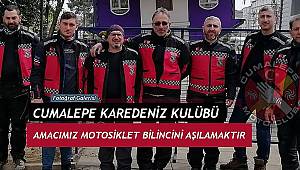 Cumalepe Karedeniz Motosiklet tutkunları Ordu'da