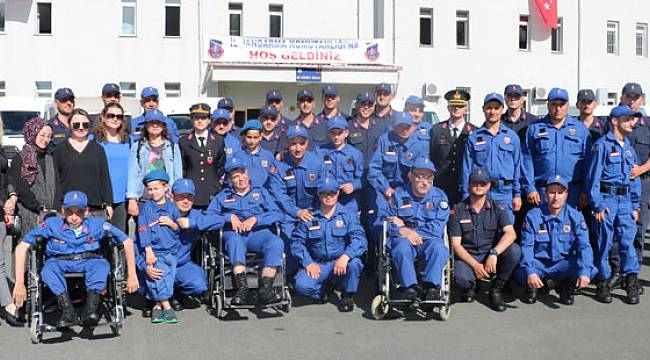 Rize'de Engellilerin Bir Günlük Askerlik Heyecanı