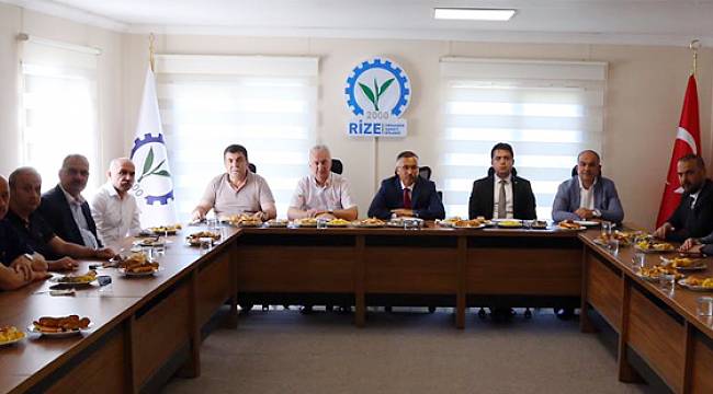 Rize OSB Müdürlüğünde 3 Farklı Toplantı Gerçekleştirildi