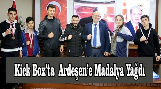 Ardeşen Belediyesi Spor Kulübü Kick Box takımı Rize'de tarih yazdı