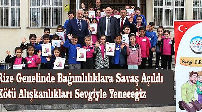 Rize Genelinde Bağımlılıklara Savaş Açıldı