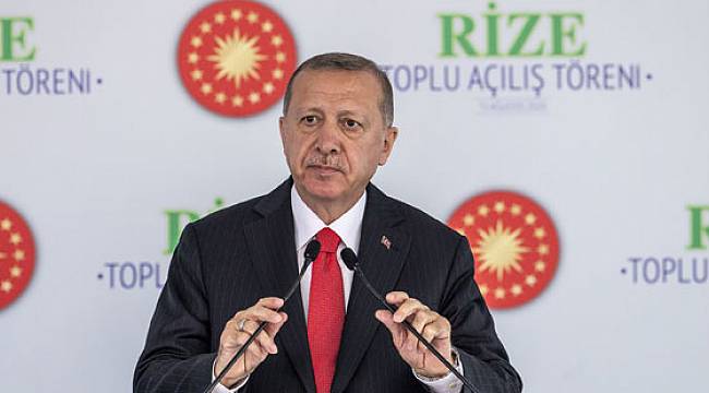 Cumhurbaşkanı Erdoğan: Rize-Artvin Havalimanını 2022'de Hizmete Sunmayı Planlıyoruz